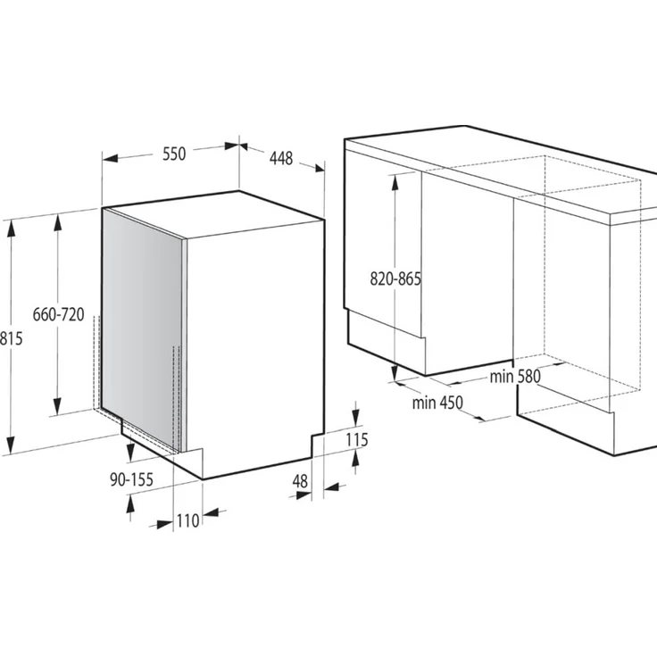 Gorenje GV520E10, Geschirrspüler, E, Geräuschemissionsklasse C, Geräuschemissionen 47 Dezibel – Bild 10