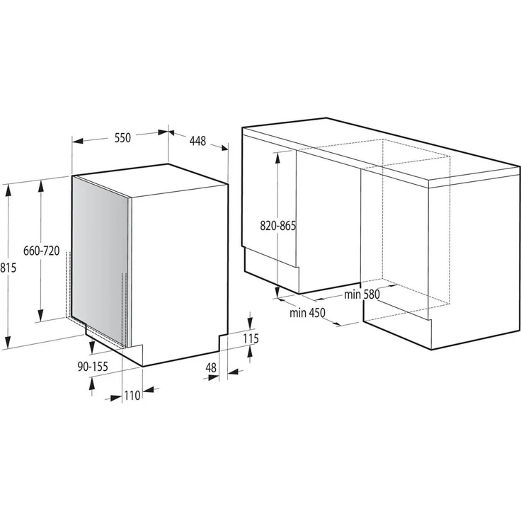 Gorenje GV520E10, Geschirrspüler, E, Geräuschemissionsklasse C, Geräuschemissionen 47 Dezibel – Bild 14