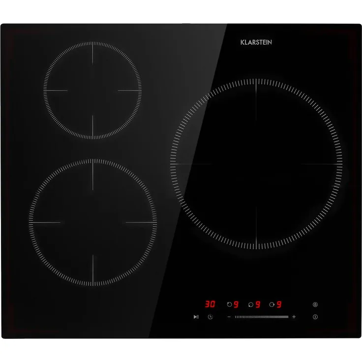 Delicatessa 3 Induktionskochfeld 3 Zonen 5800W Glaskeramik schwarz
