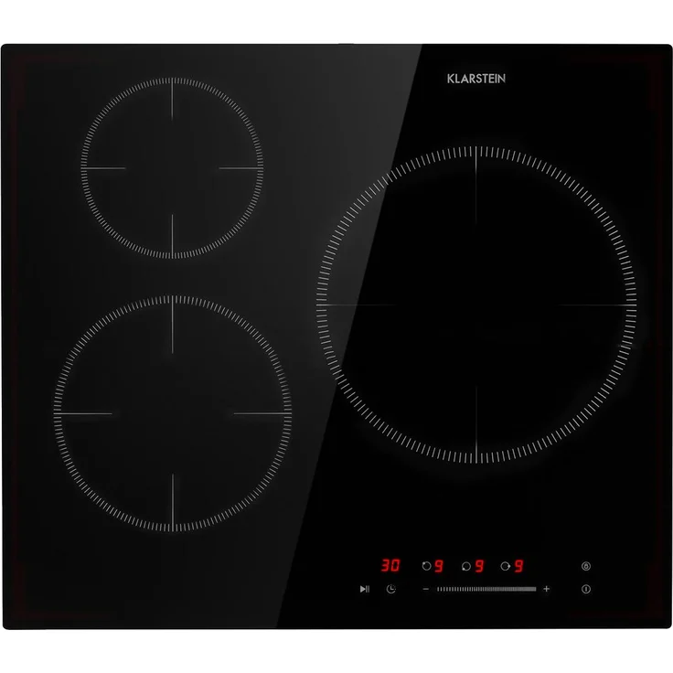 Delicatessa 3 Induktionskochfeld 3 Zonen 5800W Glaskeramik schwarz – Bild 1