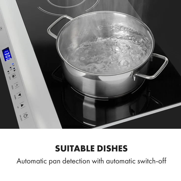 Cucinata Induktionskochfeld 3100W 10 Leistungsstufen 200-1300W – Bild 6
