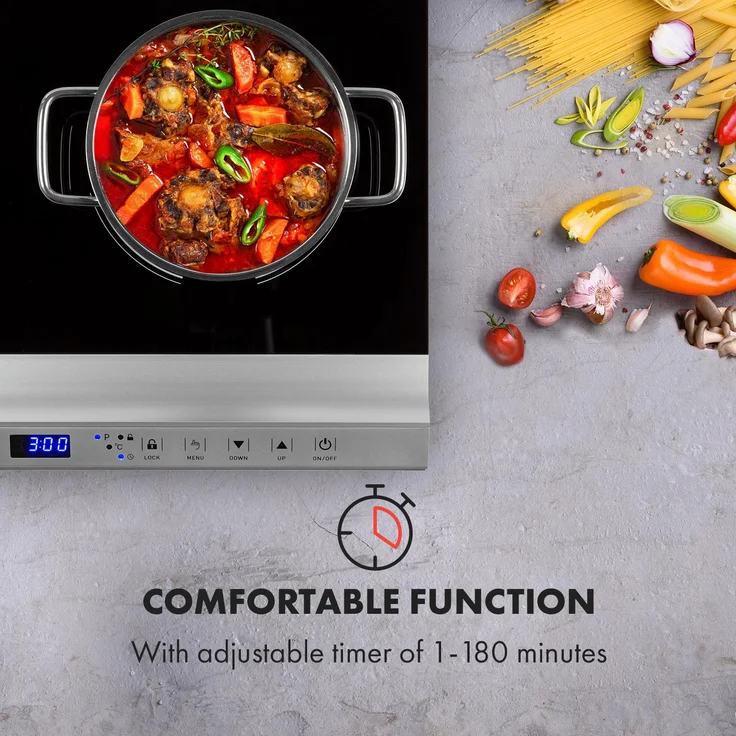 Cucinata Induktionskochfeld 3100W 10 Leistungsstufen 200-1300W – Bild 7