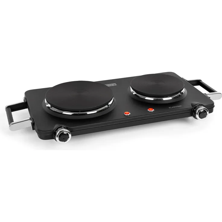 Cookorama Doppelkochplatte 1900-2250 W 150-180 mm Ø 5 Stufen weiß Schwarz