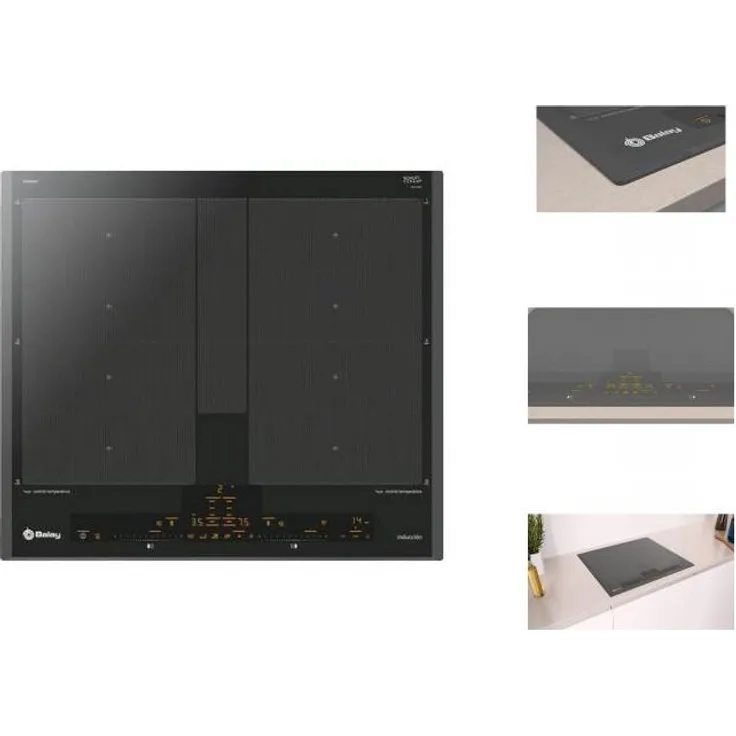 Induktionskochfeld Balay 3EB960AV 60 cm Anthrazit (2 Kochbereiche)