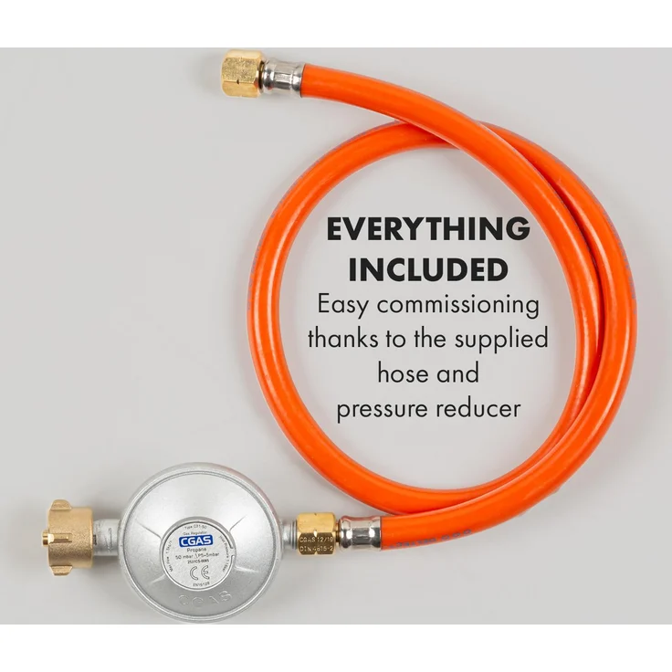 Alchemist Domino Gaskochfeld 2-flammig Aluminium-Brenner Glaskeramik schwarz – Bild 9