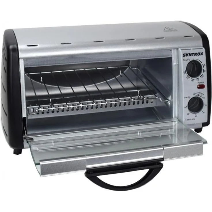 Syntrox Germany Mini Backofen, 12 Liter, Pizzarost