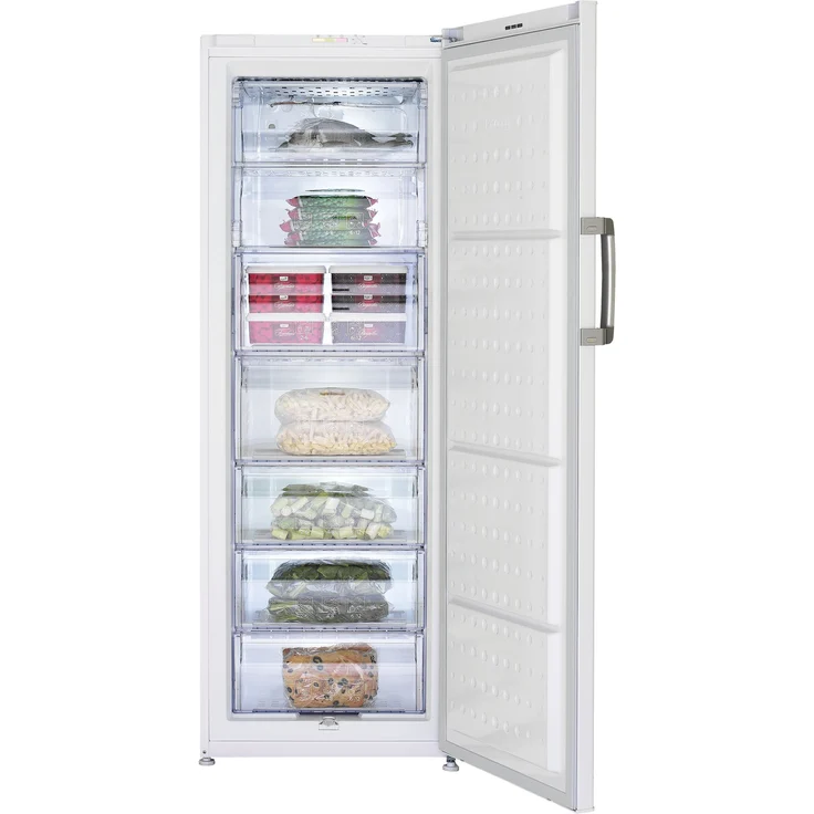 Beko FS127940N Gefrierschrank, freistehend, weiß, Schnellgefrieren, Türanschlag wechsebar, Breite 59.5 cm, Energieklasse E – Bild 8