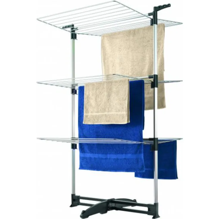 Trockengestell Ciclone 78 x 72 x 137 cm Stahl silber-schwarz