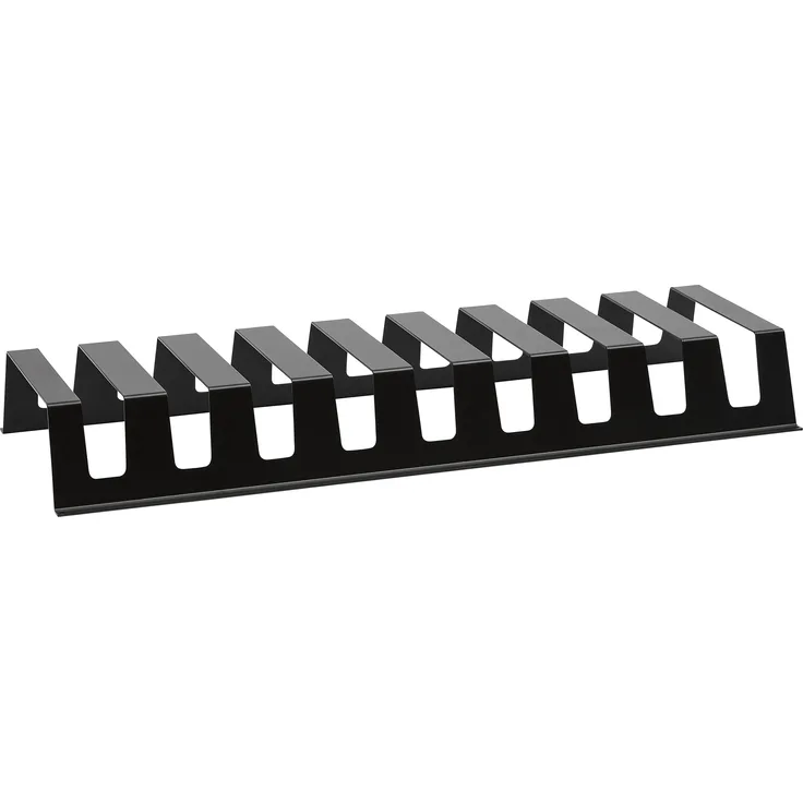 Tellerhalter 60 schwarz pulverbeschichtet 558x207x68mm