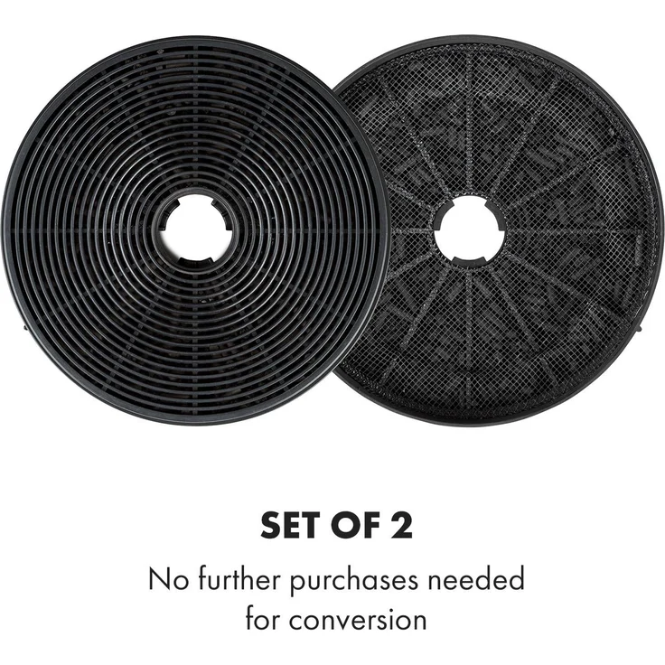 Aktivkohlefilter Skyfall Smart Abzugshaube Ersatzteil 17,5x3,5 cm (ØxH) – Bild 3