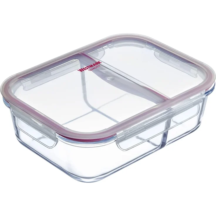Westmark Glas-Frischhaltedose 570 ml, mit 2 separaten Fächern 23472270