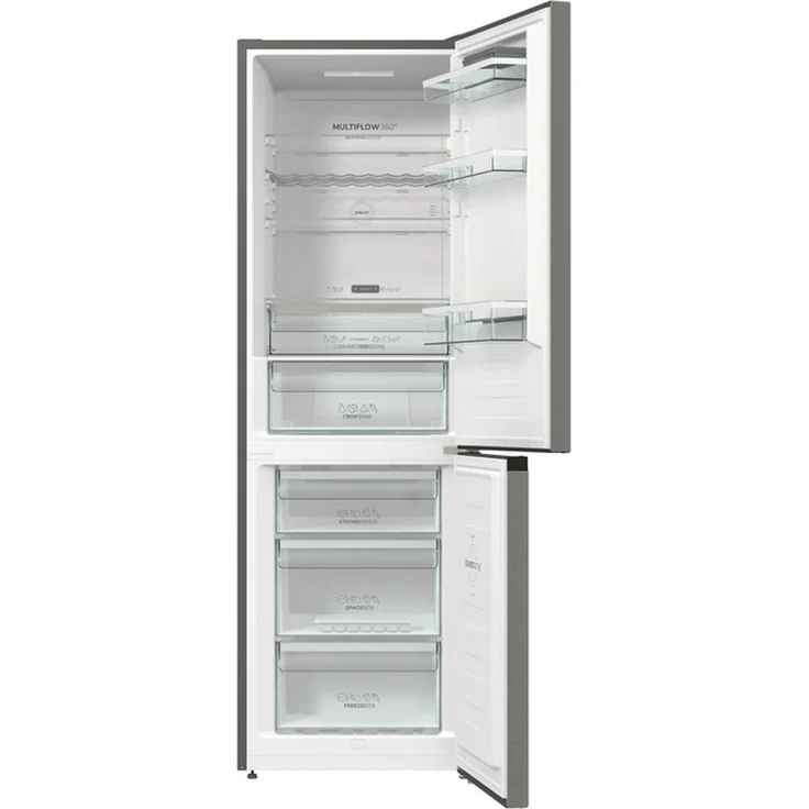 Gorenje NRC6194SXL4 Kühl-Gefrierkombination, freistehend, gebürsteter Stahl, NoFrost, LED, Schnellgefrieren, Breite 60 cm, Energieklasse C – Bild 6