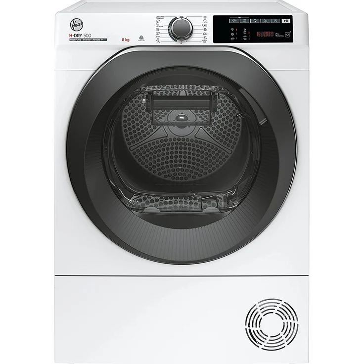 Hoover NDE H8A3TCBEXS-S, Wärmepumpentrockner, A+++, Fassungsvermögen 8 kg, Standgerät, Breite 59,6 cm, Auffrischen, Farbe weiß – Bild 2