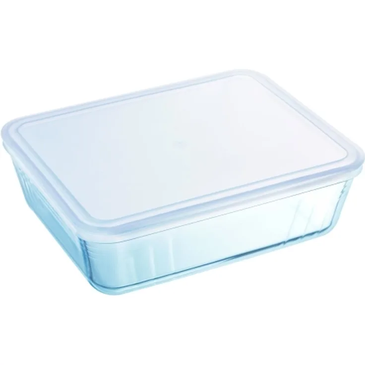 Pyrex Lunchbox hermetisch C&F Durchsichtig Borosilikatglas - Kapazität: 1,5 l - 22 x 17 cm