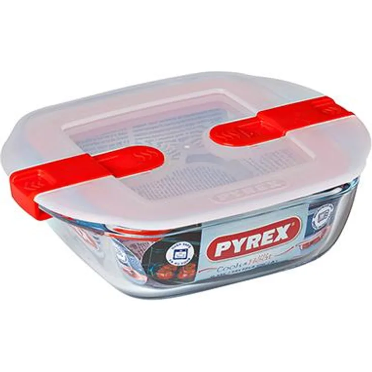Pyrex Lunchbox COOK&HEAT Durchsichtig Glas - Kapazität: 2,2 L