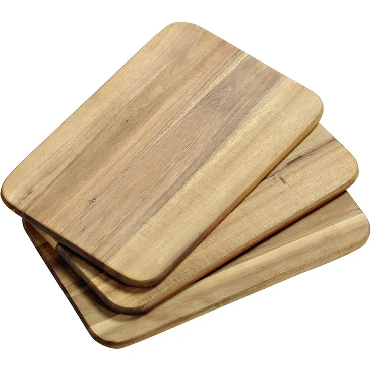 KESPER Frühstücksbrettchen Akazie 23x15x1cm 3er Set
