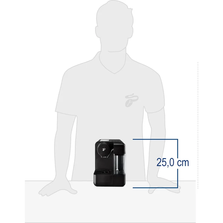 Tchibo Cafissimo milk Kaffeemaschine Kapselmaschine inkl. 30 Kapseln für Caffè Crema, Espresso, Kaffee und Milchspezialitäten, Rot – Bild 8