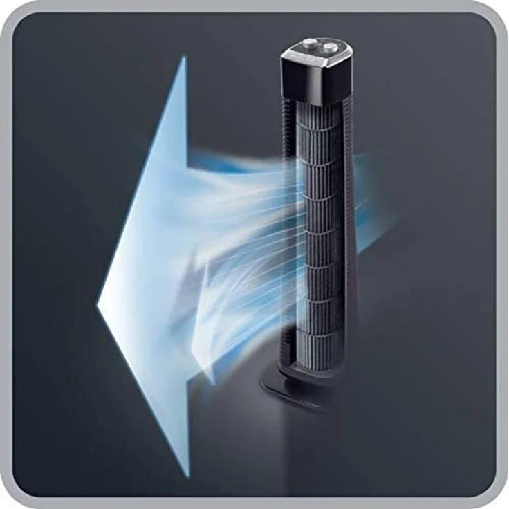 Rowenta VU6140 Classic Tower Turmventilator, leise, Ventilator, 3 Geschwindigkeitsstufen, mit Timer – Bild 6