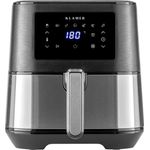 KLAMER Heißluftfritteuse XL, ohne Öl, 5.5 Liter Fassungsvermögen, 1700 Watt, silber