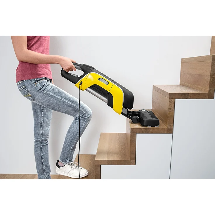 Kärcher Handstaubsauger VC 5 (Beutelloses Filtersystem, handlich und platzsparend, Teleskopsaugrohr, 4-stufige Leistungsregulierung, abnehmbare Bodendüse mit flexiblem Gelenk) – Bild 9