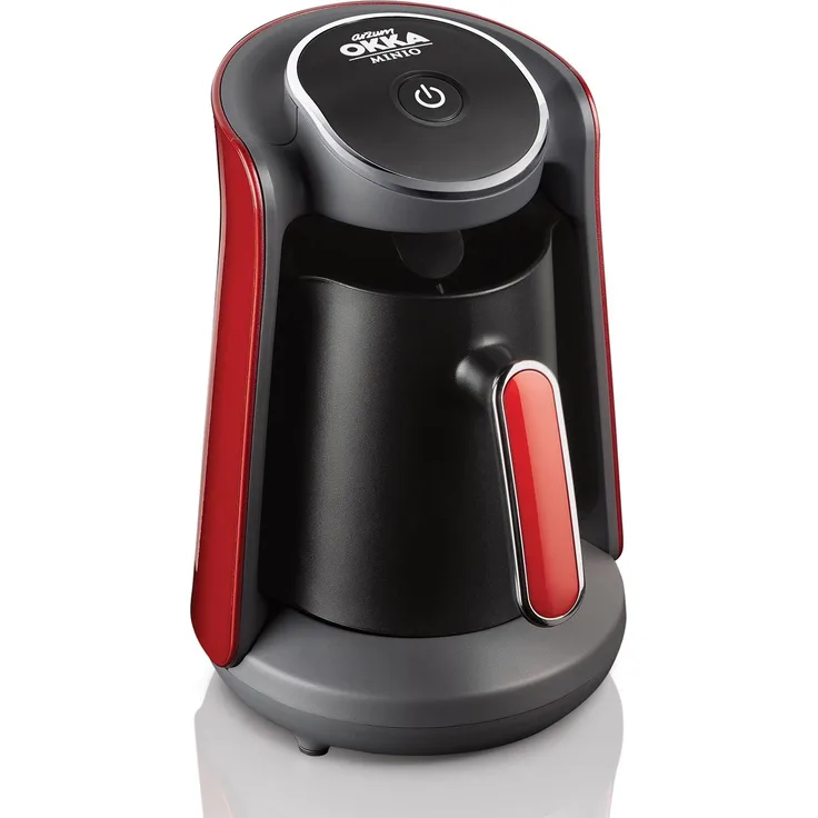 Arzum OKKA Minio Kaffeemaschine, 1-4 Tassen (300ml.), Überlaufschutzsystem, waschbare Kaffeekanne, akustisches Warnsystem, 480W, preisgekröntes Design.
