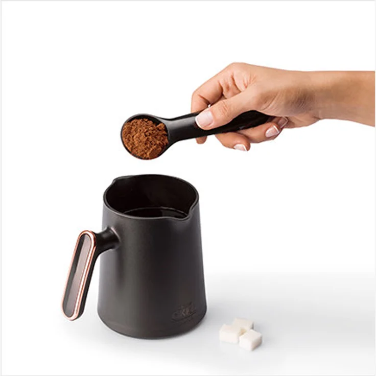 Arzum OKKA Minio Kaffeemaschine, 1-4 Tassen (300ml.), Überlaufschutzsystem, waschbare Kaffeekanne, akustisches Warnsystem, 480W, preisgekröntes Design. – Bild 2