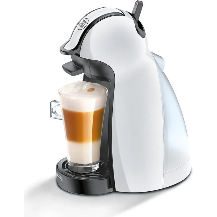 De'Longhi EDG 100.W , NESCAFÉ Dolce Gusto Piccolo , Kapsel Kaffeemaschine ,15 bar Pumpendruck für samtige Crema , Manuelle Wasserdosierung , 0,6 l Wassertank , Farbe Weiß