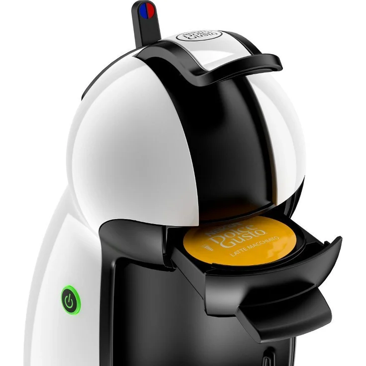 De'Longhi EDG 100.W , NESCAFÉ Dolce Gusto Piccolo , Kapsel Kaffeemaschine ,15 bar Pumpendruck für samtige Crema , Manuelle Wasserdosierung , 0,6 l Wassertank , Farbe Weiß – Bild 2