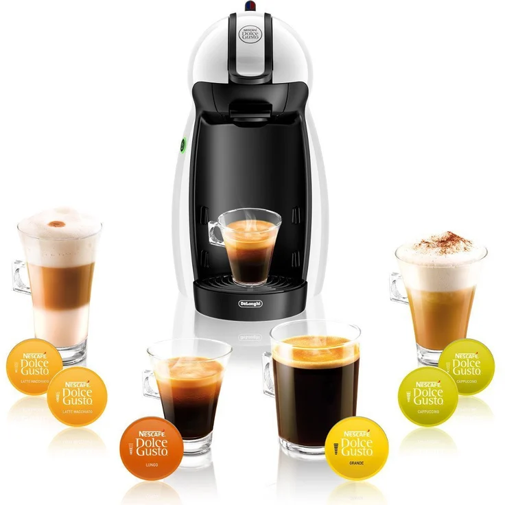 De'Longhi EDG 100.W , NESCAFÉ Dolce Gusto Piccolo , Kapsel Kaffeemaschine ,15 bar Pumpendruck für samtige Crema , Manuelle Wasserdosierung , 0,6 l Wassertank , Farbe Weiß – Bild 4
