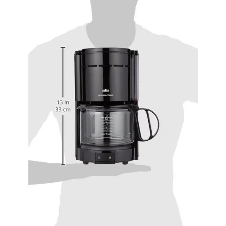 Braun KF 47-1 Aromaster Classic Filterkaffeemaschine, Für 10 Tassen,OptiBrewSystem, schwenkbarer Kaffeefilter mit Überlaufschutz, – Bild 4