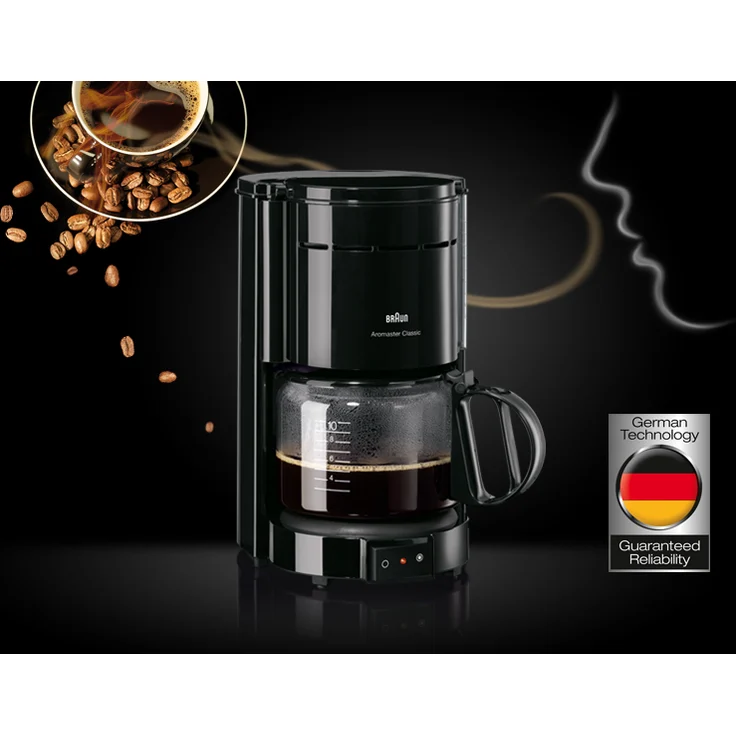 Braun KF 47-1 Aromaster Classic Filterkaffeemaschine, Für 10 Tassen,OptiBrewSystem, schwenkbarer Kaffeefilter mit Überlaufschutz, – Bild 5