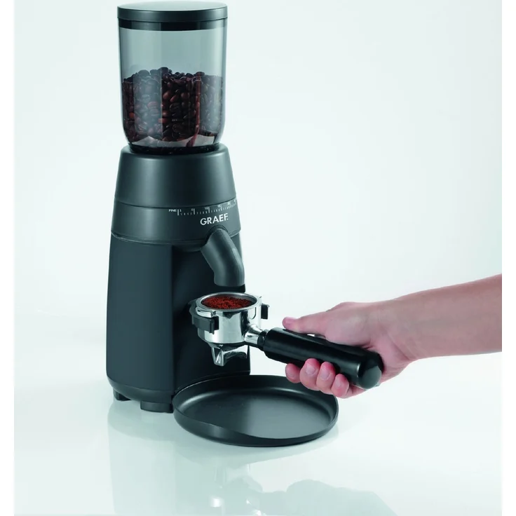 Graef ES 702 Pivalla Siebträgermaschine, Set mit Kaffeemühle CM 702 – Bild 2