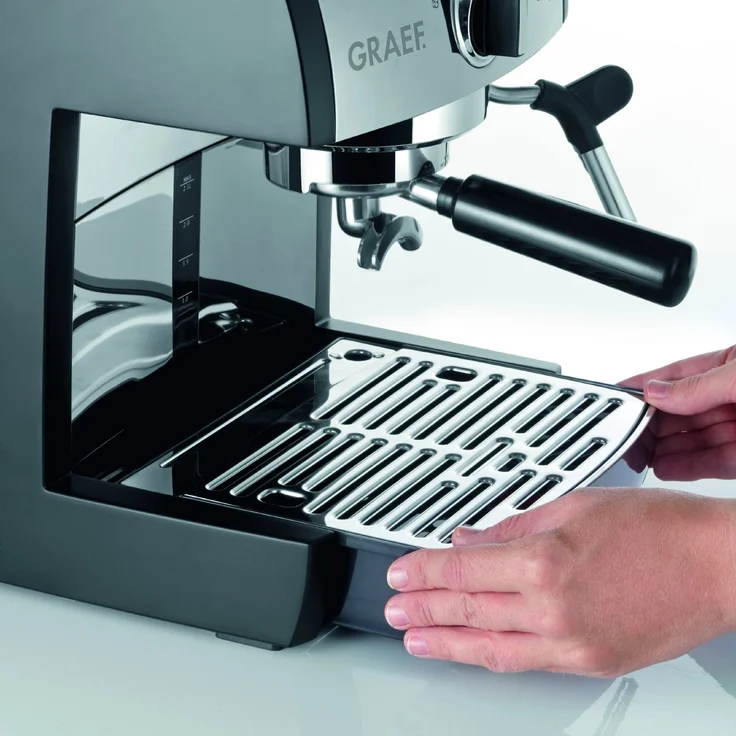 Graef ES 702 Pivalla Siebträgermaschine, Set mit Kaffeemühle CM 702 – Bild 3