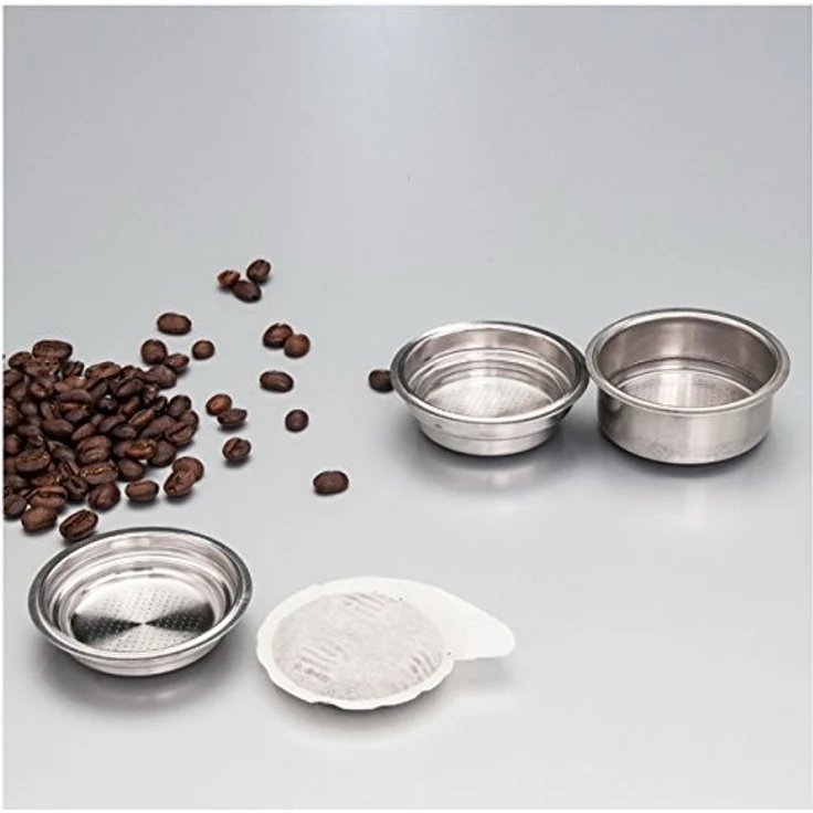 Gastroback 42606 Design Espresso Plus, Espressomaschine, Siebträger, professionelle, ital. Espressopumpe (Ulka-15 bar), 1250 Watt, 18-8 Edelstahl, silber – Bild 10