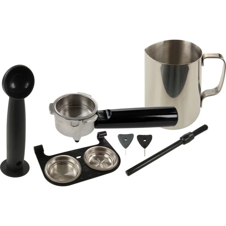 Gastroback 42606 Design Espresso Plus, Espressomaschine, Siebträger, professionelle, ital. Espressopumpe (Ulka-15 bar), 1250 Watt, 18-8 Edelstahl, silber – Bild 8