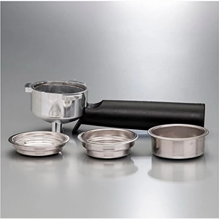 Gastroback 42606 Design Espresso Plus, Espressomaschine, Siebträger, professionelle, ital. Espressopumpe (Ulka-15 bar), 1250 Watt, 18-8 Edelstahl, silber – Bild 9