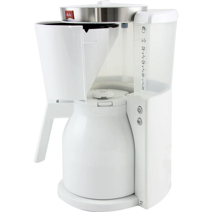 Melitta Look Therm Selection 1011-11, Filterkaffeemaschine mit Thermkanne, AromaSelector, Weiß Filter-Kaffeemaschine, 1.2 liters – Bild 4