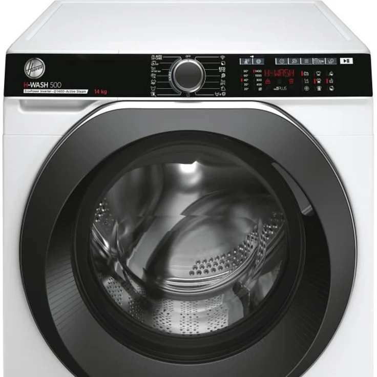 Hoover HWP414AMBC 1-S, Frontlader-Waschmaschine, A, Fassunsgvermögen 14 kg, Standgerät, Breite 60 cm – Bild 7