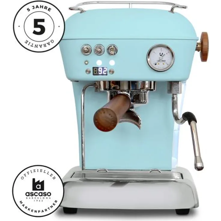 Ascaso Dream PID Espressomaschine Siebträgermaschine, blau