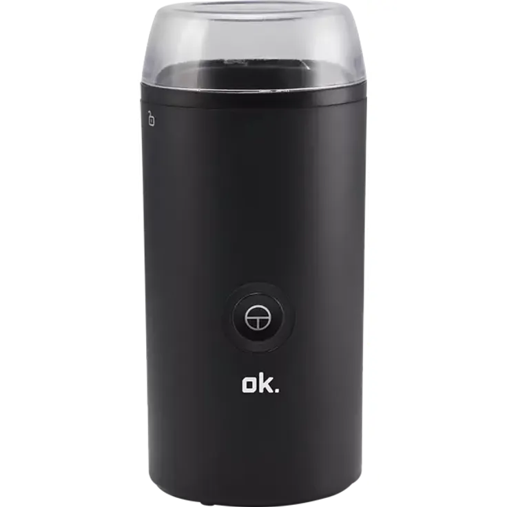 OK. OGC 1821 B Kaffeemühle Schwarz (180 Watt, Schlagmahlwerk)