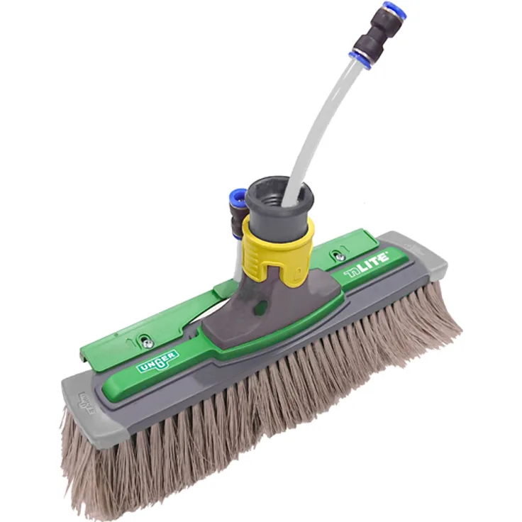 Unger NUK41 Power Bürste nLite ungesplissene Borsten 41 cm inkl. Schlauch mit Schnellanschluss, spezielle Spüldüsen