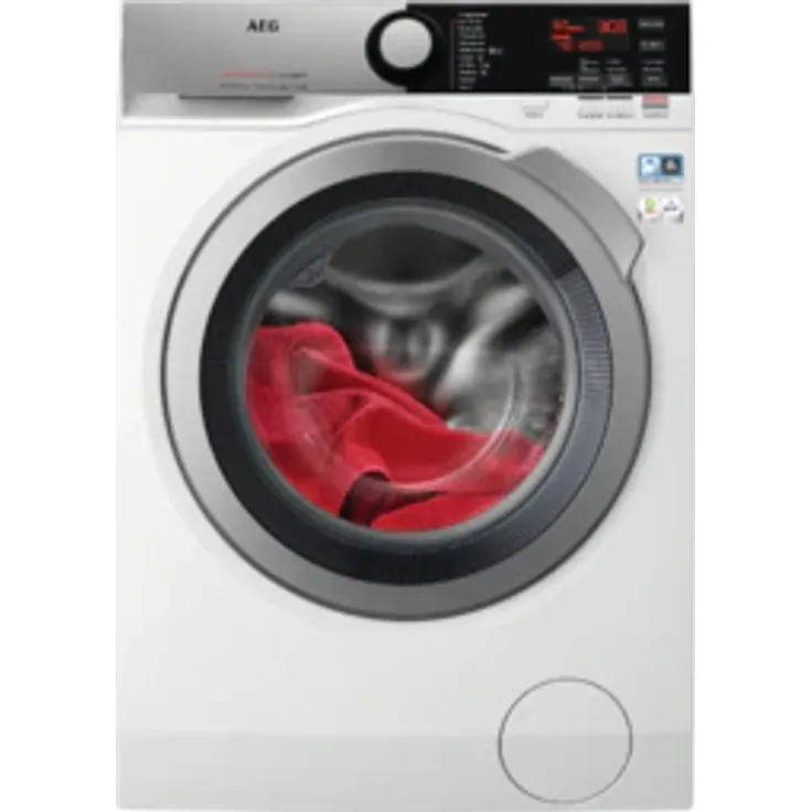 AEG L7FEF77480, Frontlader-Waschmaschine, B, Fassungsvermögen 8 kg, Standgerät