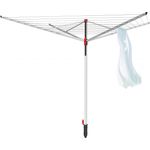 Vileda SUN-LIFT Wäschespinne, Leinenlänge 50 m, Schwarz, Weiß, Aluminium (168252)