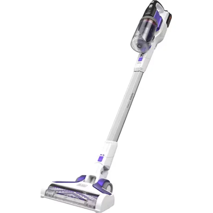 Black & Decker BHFEV1825CP Handstaubsauger, 72 min Akkubetrieb, weiß-lila – Bild 1