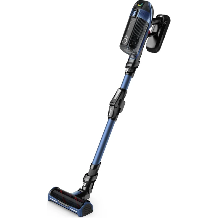 Rowenta RH9958 XForce Flex 14.60 Animal, 70 min Akkubetrieb, Akkuwechsel-Option, schwarz-blau