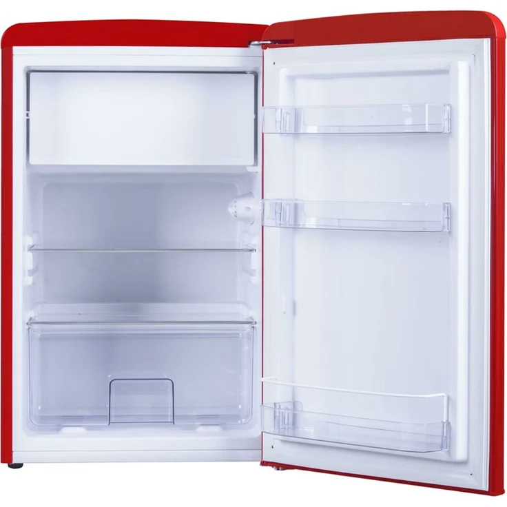Amica KS15610R VT 862 AR WID Kühlschrank, freistehend, rot, Breite 55 cm, Energieklasse E – Bild 5