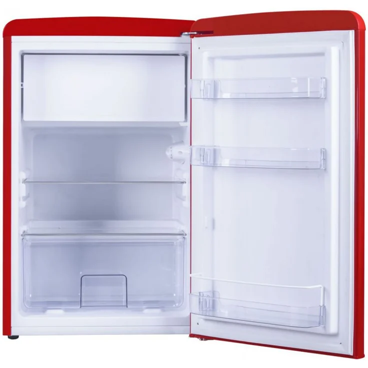 Amica KS15610R VT 862 AR WID Kühlschrank, freistehend, rot, Breite 55 cm, Energieklasse E – Bild 4