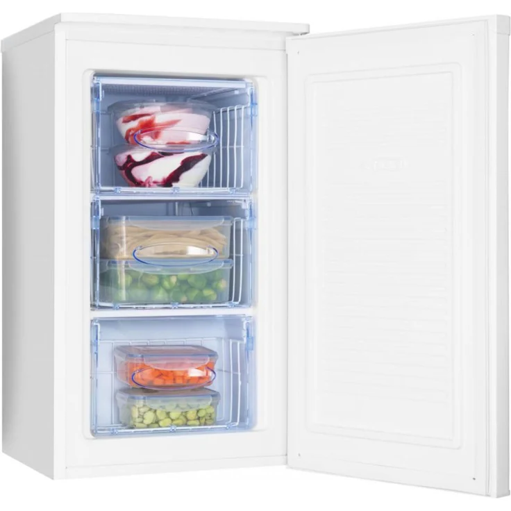 Amica GS15496W Gefrierschrank, freistehend, weiß, Lagerzeit bei Störung 12 h, Breite 49.4 cm, Energieklasse E – Bild 7