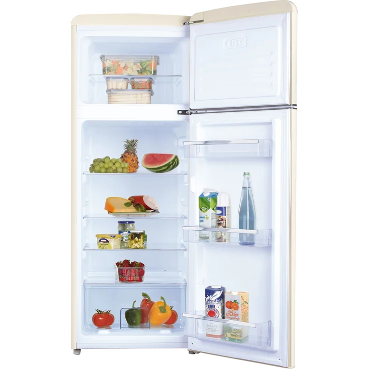 Amica KGC 15635 B Kühl-Gefrierkombination, freistehend, beige, LED, Lagerzeit bei Störung 12 h, Breite 55 cm – Bild 4