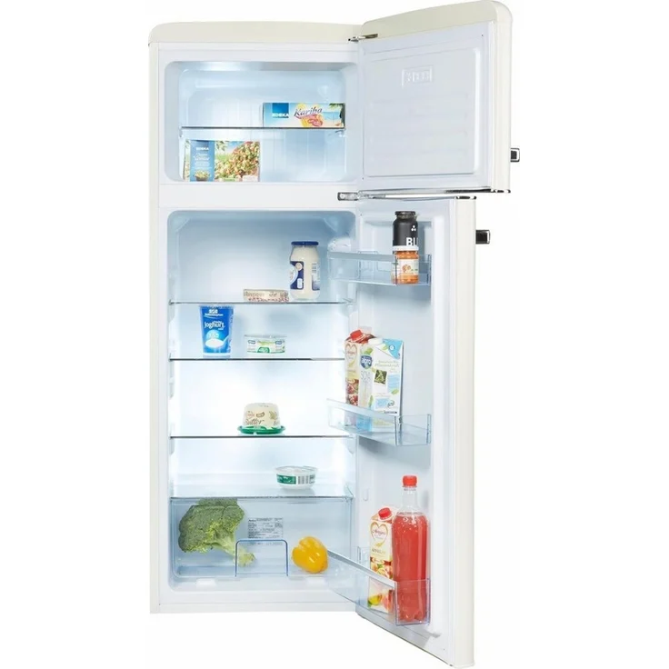 Amica KGC 15635 B Kühl-Gefrierkombination, freistehend, beige, LED, Lagerzeit bei Störung 12 h, Breite 55 cm – Bild 7